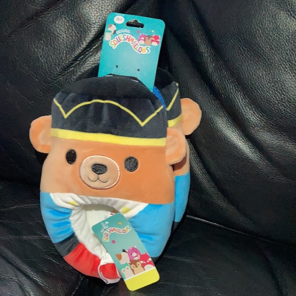 Squishmallows Slippers Braven the Nutcracker Bear - Picture 2 of 3